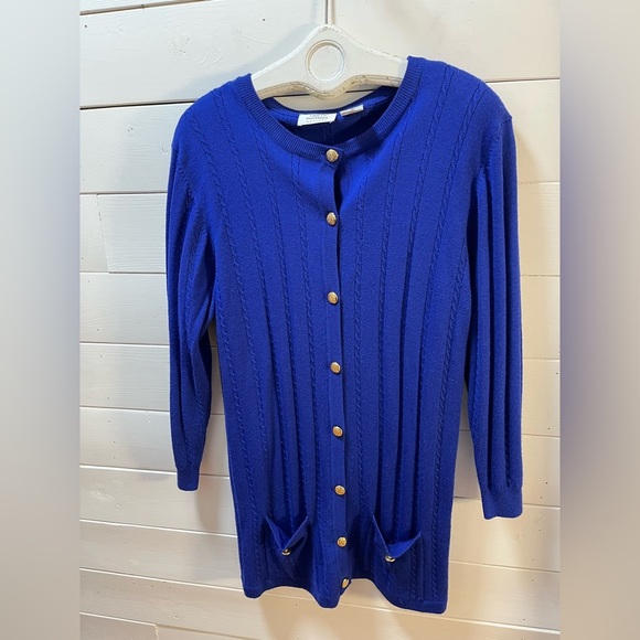 PORTS TRADEMARK DESIGNS – Long Wool Cardigan (L) - Picture 3 of 8